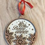 bonne année décoration de sapin