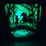 fille licorne veilleuse enfant c0068 3