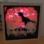 dinosaures avec des volcans