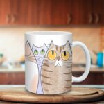 mugs tête de chat