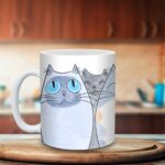 mugs tête de chat